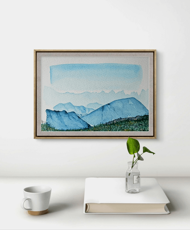 Vue des aiguilles d'Arves